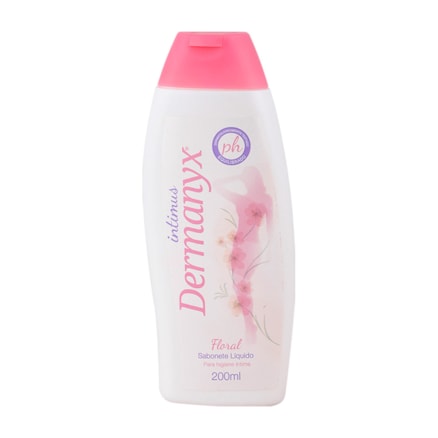 Sabonete Líquido Íntimo Dermanix Floral 200ml