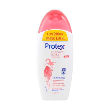 Sabonete Líquido Íntimo Protex Delicate Care Suave 200ml