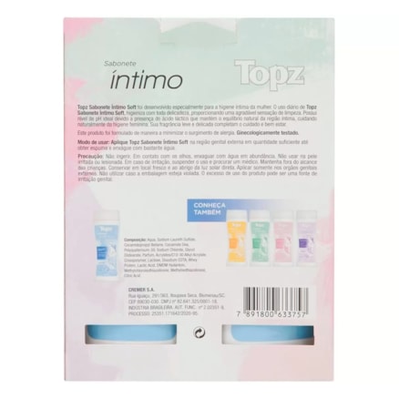 Sabonete Líquido Íntimo Topz Soft Leve 2 Pague 1 200ml