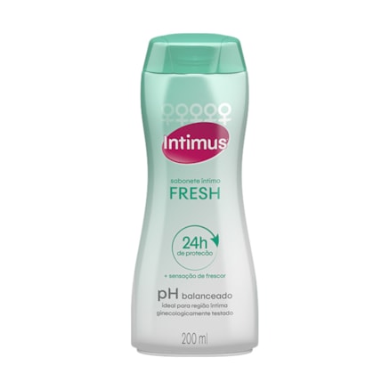 Sabonete Líquido Intimus Fresh Ph Balanceado 200ml