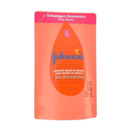 Sabonete Líquido Johnson&johnson Baby Refil Glicerina 380ml