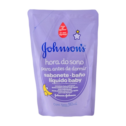 Sabonete Líquido Johnson&johnson Baby Refil Hora Sono 180ml