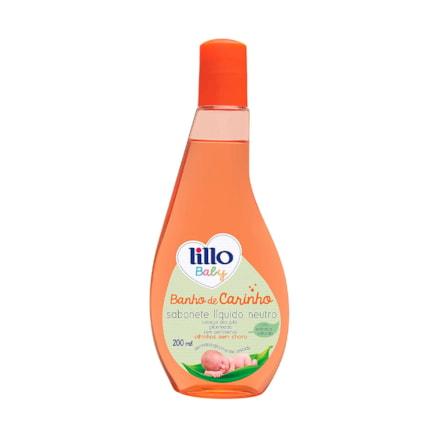 Sabonete Líquido Lillo Baby Banho De Carinho Neutro 200ml