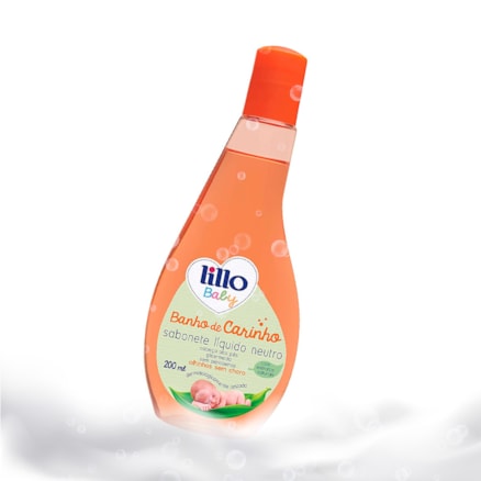 Sabonete Líquido Lillo Baby Banho De Carinho Neutro 200ml