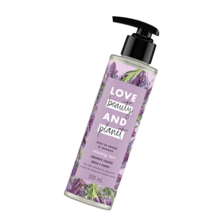 Sabonete Líquido Love Beauty And Planet Lavanda Corpo 300ml