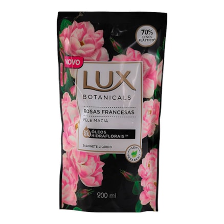 Sabonete Líquido Lux Botanicals Refil Rosas Francesas 200ml