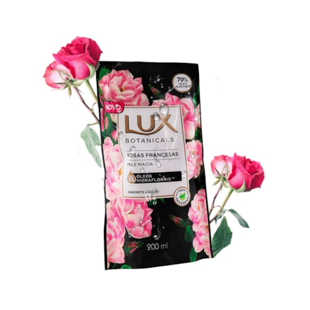 Sabonete Líquido Lux Botanicals Refil Rosas Francesas 200ml