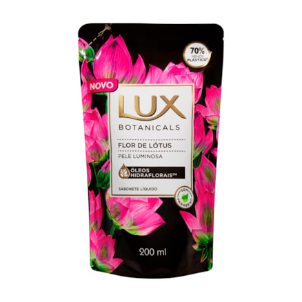 Sabonete Líquido Lux Refil Botanicals Flor De Lótus 200ml