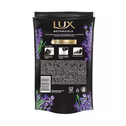 Sabonete Líquido Lux Refil Botanicals Lavanda 200ml