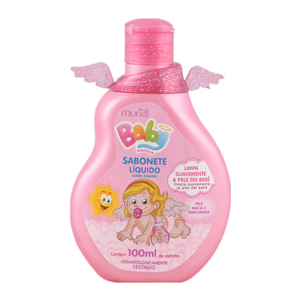 Sabonete Líquido Muriel Baby Rosa 100ml