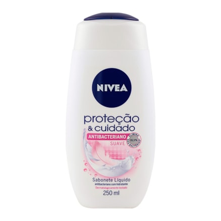 Sabonete Líquido Nivea Antibacteriano Suave Hidratante 250ml