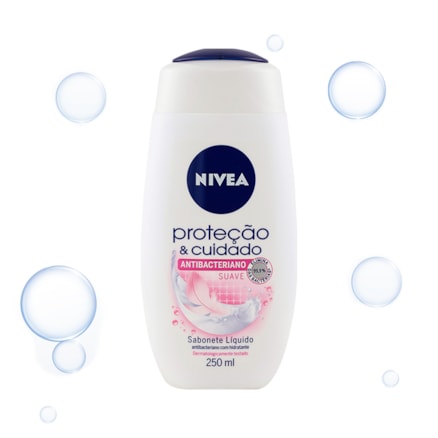 Sabonete Líquido Nivea Antibacteriano Suave Hidratante 250ml