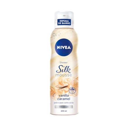 Sabonete Líquido Nivea Mousse Vanilla Caramel Suave 200ml