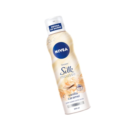 Sabonete Líquido Nivea Mousse Vanilla Caramel Suave 200ml