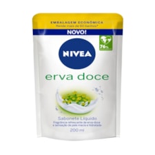 Sabonete Líquido Nivea Refil Erva Doce Pele Macia 200ml