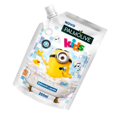 Sabonete Líquido Palmolive Refil Kids Minions Suave 200ml