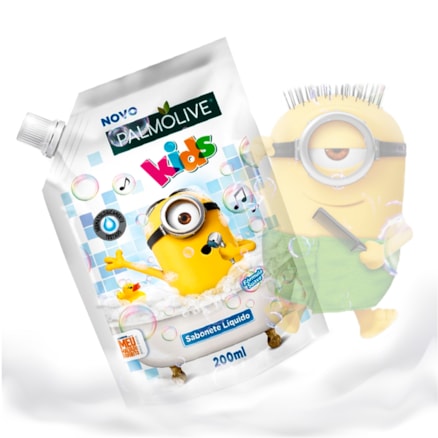 Sabonete Líquido Palmolive Refil Kids Minions Suave 200ml