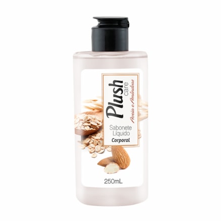 Sabonete Líquido Plush Aveia E Amêndoas Sustentável 250ml