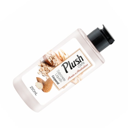 Sabonete Líquido Plush Aveia E Amêndoas Sustentável 250ml