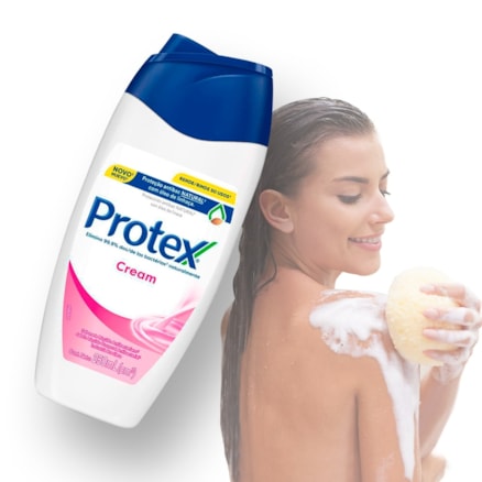 Sabonete Líquido Protex Antibacteriano Cream 250ml