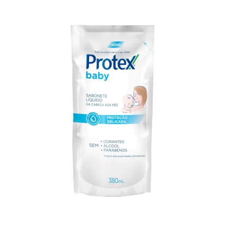 Sabonete Líquido Protex Baby Refil Proteção Delicada 380ml