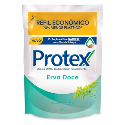 Sabonete Líquido Protex Refil Erva Doce 200ml