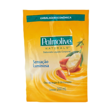 Sabonete Líquido Refil Argan Palmolive Naturals 200ml