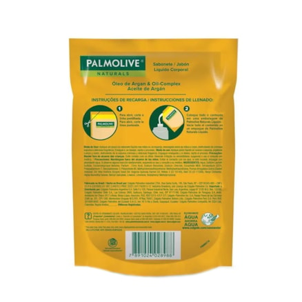 Sabonete Líquido Refil Argan Palmolive Naturals 200ml