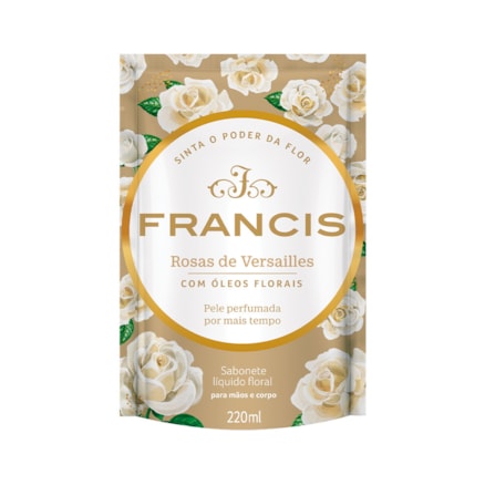 Sabonete Líquido Refil Francis Rosa Versailles 220ml