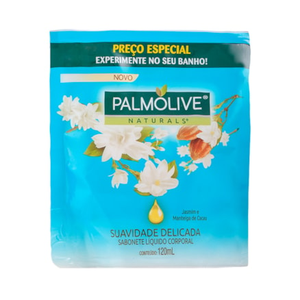 Sabonete Líquido Refil Palmolive Naturals Jasmim 120ml