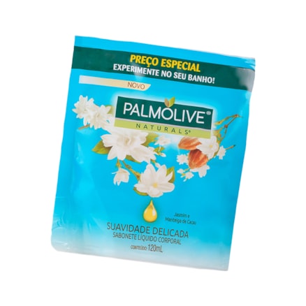 Sabonete Líquido Refil Palmolive Naturals Jasmim 120ml