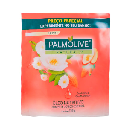 Sabonete Líquido Refil Palmolive Naturals Nutritivo 120ml