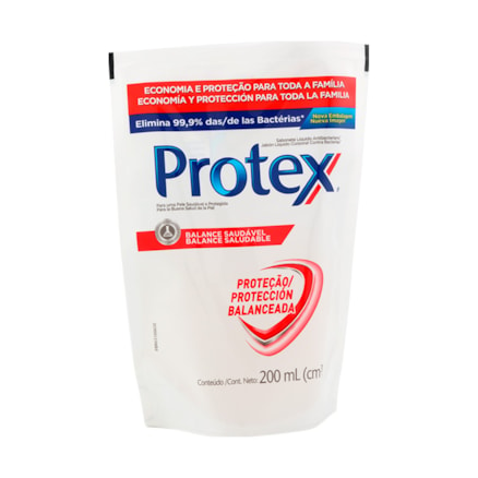 Sabonete Líquido Refil Protex Antibacteriano Balance 200ml