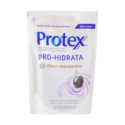 Sabonete Líquido Refil Protex Antibacteriano Oliva 200ml