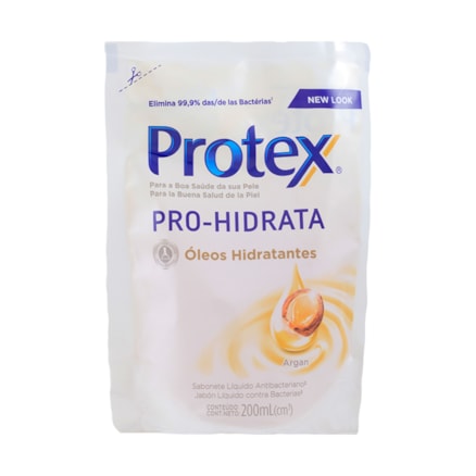 Sabonete Líquido Refil Protex Argan Espuma Suave 200ml
