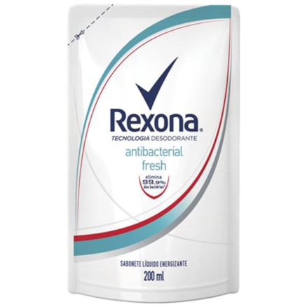 Sabonete Líquido Rexona Refil Antibacteriano Fresh 200ml