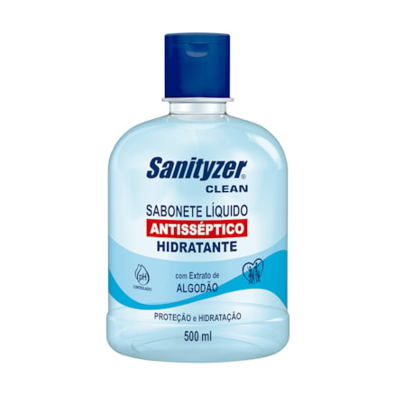 Sabonete Líquido Sanityzer Anti Séptico Algodão 500ml