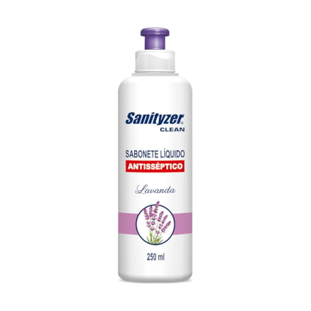 Sabonete Líquido Sanityzer Anti Séptico Lavanda 250ml