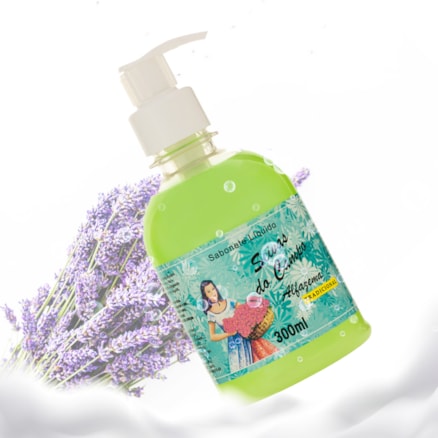 Sabonete Líquido Seiva Do Campó Alfazema Aroma Suave 300ml