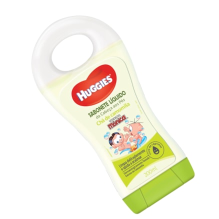 Sabonete Líquido Turma Da Mônica Huggies Camomila 200ml