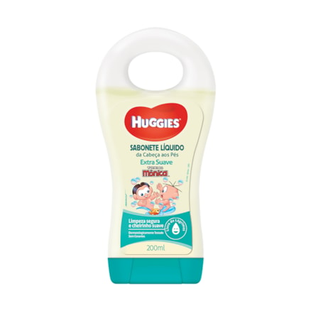 Sabonete Líquido Turma Da Mônica Huggies Suave 200ml