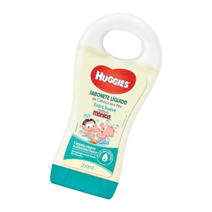 Sabonete Líquido Turma Da Mônica Huggies Suave 200ml