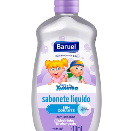 Sabonete Líquido Turma Da Xuxinha Sem Corante 210ml