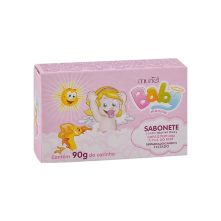 Sabonete Muriel Baby Rosa 90g