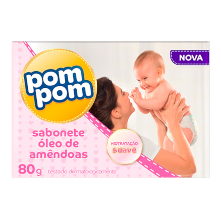 Sabonete Pom Pom Baby Óleo De Amêndoas 80g