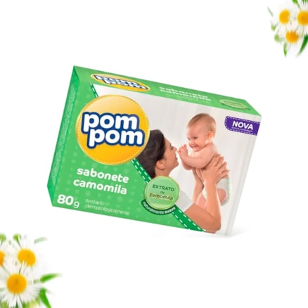 Sabonete Pom Pom Camomila Baby 80g