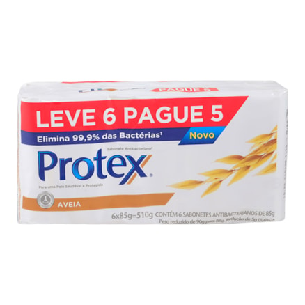 Sabonete Protex Leve 6 Pague 5 Aveia 85g