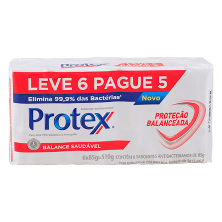 Sabonete Protex Leve 6 Pague 5 Balance 85g