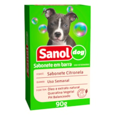 Sabonete Sanol Dog Citronela Óleo E Extrato Natural 90g