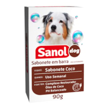 Sabonete Sanol Dog Coco Complexo Restaurador 90g